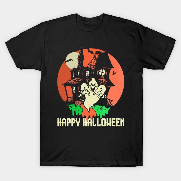 Happy Halloween T-Shirt by Lin-Eve